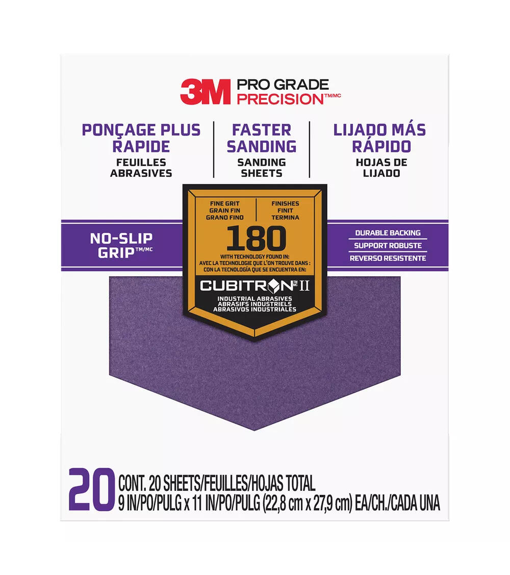 Slippapper 3M Pro Grade Precision P180