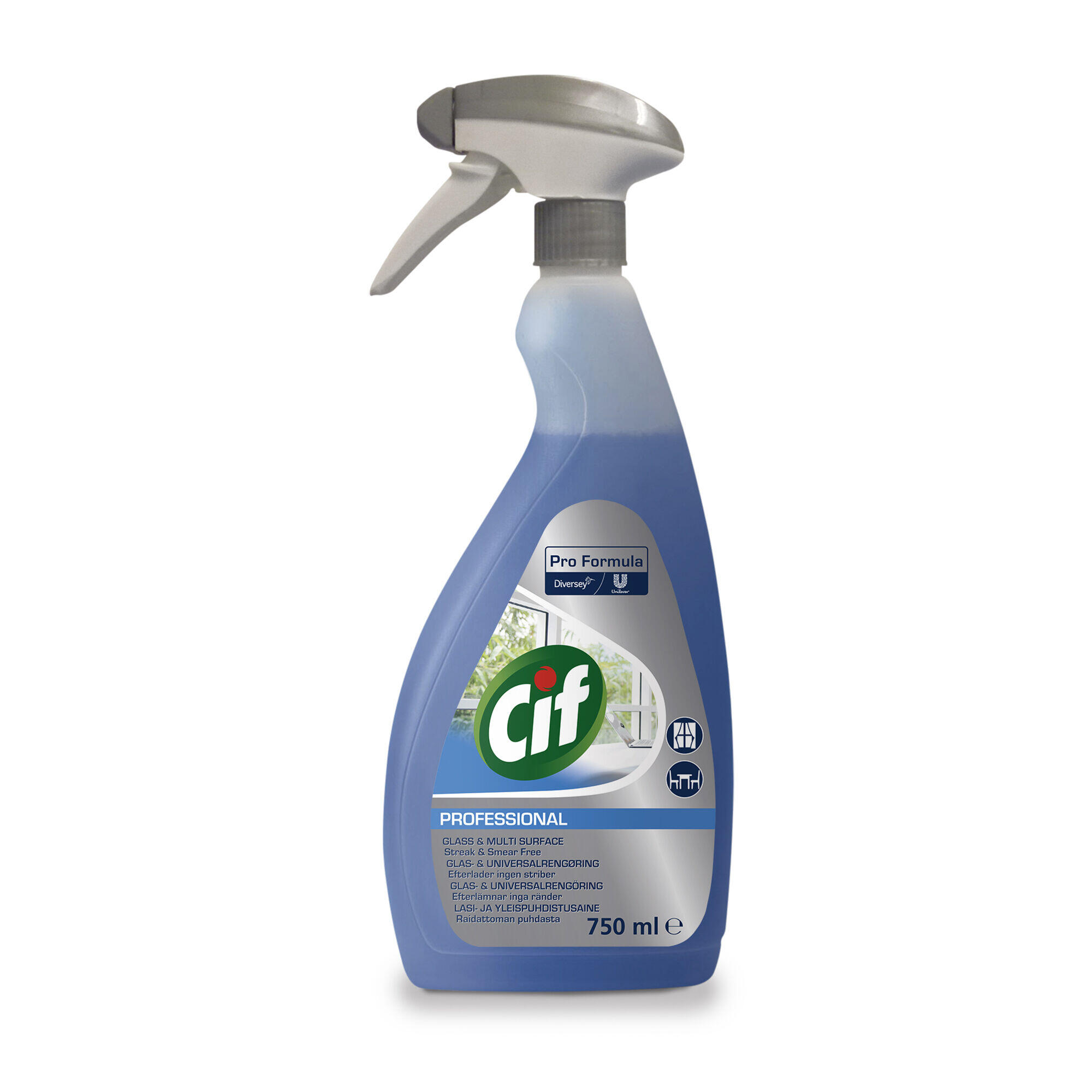 Fönsterputsmedel Cif Pro Formula Glass & Multi Surface Cleaner 750ml