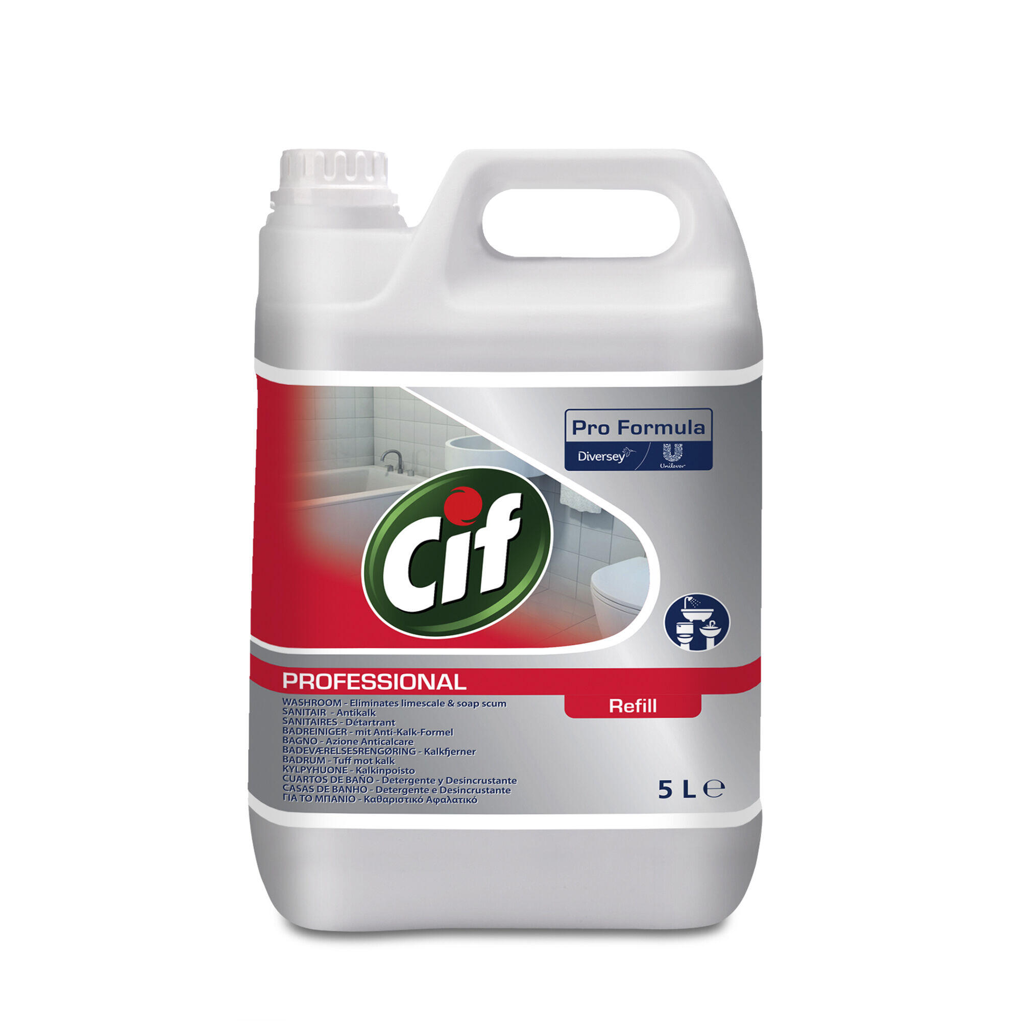 Sanitetsrent Cif Pro Formula Badrum 2in1 5L