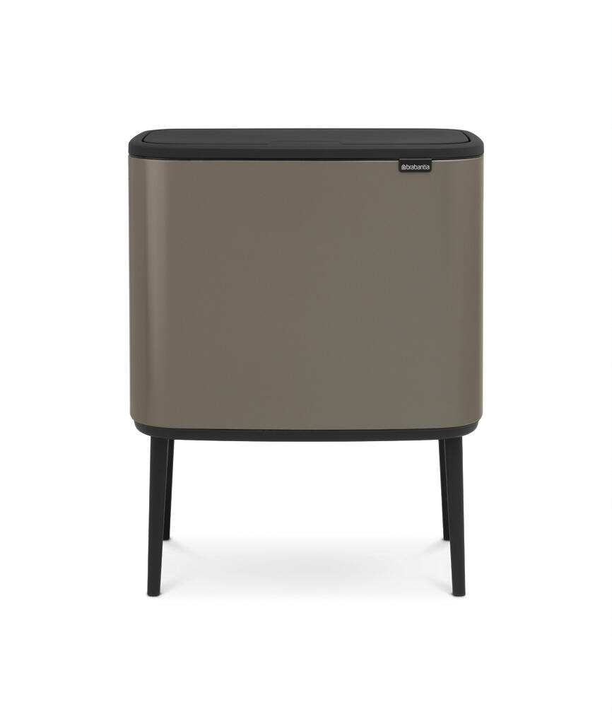 Papperskorg Brabantia Bo Touch Bin Platinum 3x11L