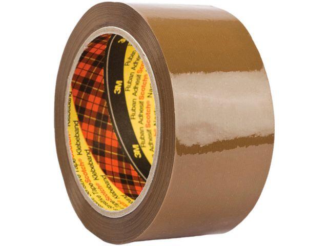 Packtejp Scotch PP Acryl 50mmx66m 2st med Hållare