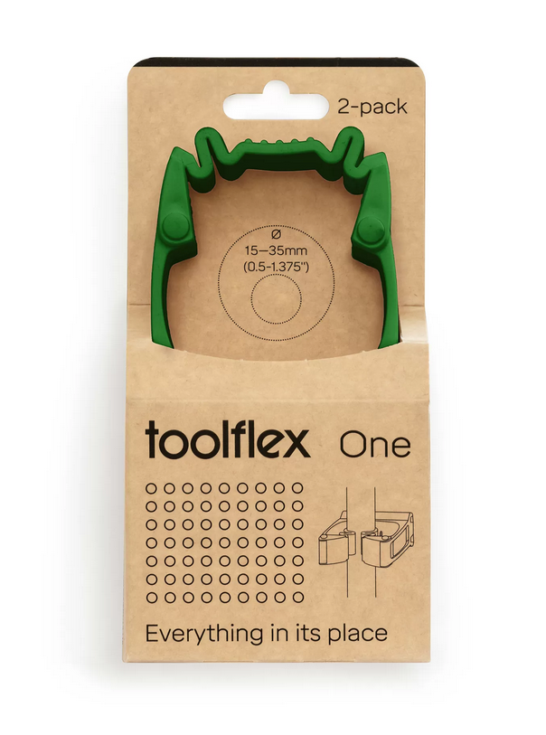 Redskapshållare Toolflex One Grön 2-pack