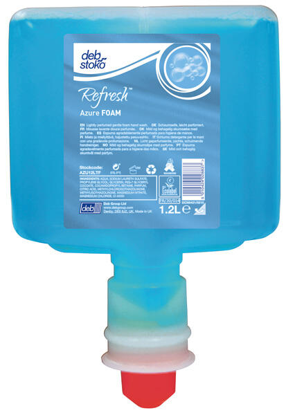 Dispenser Skumtvål Deb Azure Foam Patron 1.2L