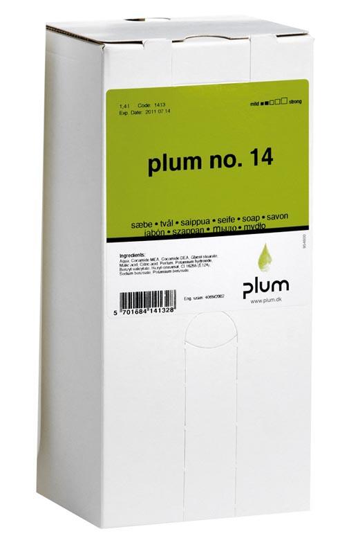 Dispenser Handtvål Plum No 14 Mild Lyxtvål för Kassett 1.4L