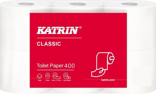 Toalettpapper Katrin 400 48m 42rl