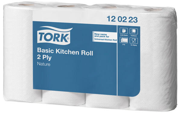 Köksrulle Tork Basic Universal Natur 2-lag 32rl