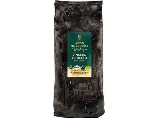 Kaffe Arvid Nordquist Espresso Sincero Bönor 1000g