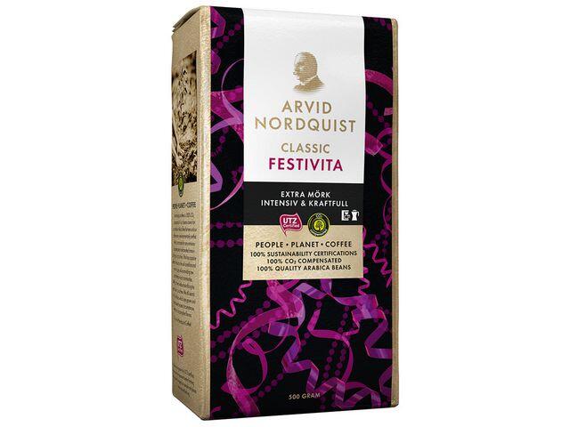 Kaffe Arvid Nordquist Festivita Mörkrost 500g